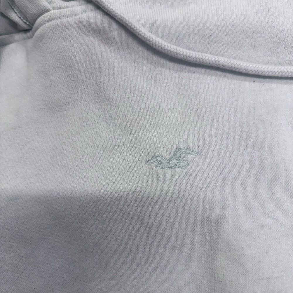 Hollister light pastel blue icon hoodie - Picture 3 of 7
